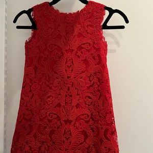 Holiday ready girls red dress